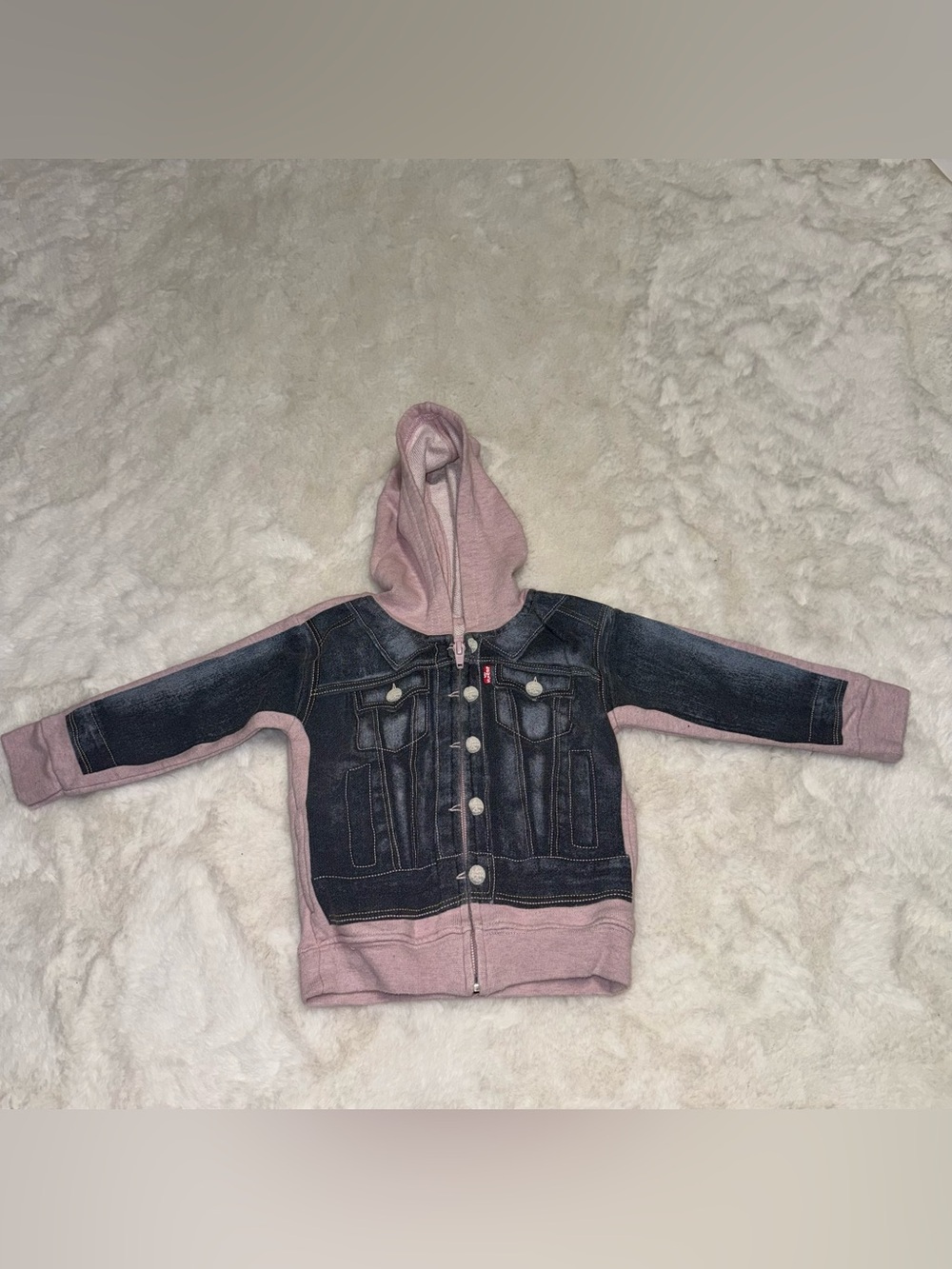 vintage levi’s zip up hoodie